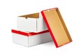 Opened boxes Royalty Free Stock Photo