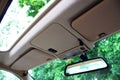 Opened Car roof