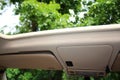 Opened Car roof