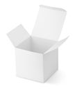 Opened cardboard box Royalty Free Stock Photo