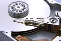 Opened Computer Hard Drive Royalty Free Stock Photo