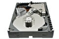 Opened computer hard drive Royalty Free Stock Photo