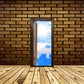 Opened door Royalty Free Stock Photo