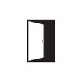 Opened Door Icon. Exit Symbol Royalty Free Stock Photo