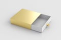 Opened drawer sliding box Royalty Free Stock Photo