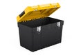 Opened Empty Plastic Toolbox, 3D rendering