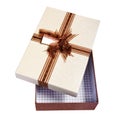 Opened gift packing Royalty Free Stock Photo
