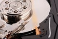 opened hard disk drive Royalty Free Stock Photo
