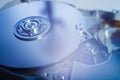 Opened Hard Disk Drive Royalty Free Stock Photo