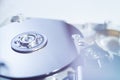 Opened Hard Disk Drive Royalty Free Stock Photo