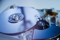 Opened Hard Disk Drive Royalty Free Stock Photo