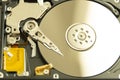 opened hard drive Royalty Free Stock Photo