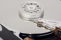 Opened hdd. Royalty Free Stock Photo