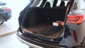 Opened Infiniti QX50 car trunk Royalty Free Stock Photo