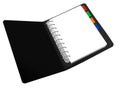 Opened notebook. Vector. Royalty Free Stock Photo
