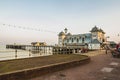 Penarth Pier at night Royalty Free Stock Photo
