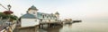 Penarth Pier at night Royalty Free Stock Photo