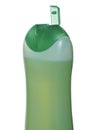 Opened plastic bottle with soap or shampoo Royalty Free Stock Photo