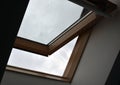 Opened Roof Window