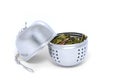 Opened tea Strainer Royalty Free Stock Photo