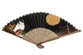 Opened traditional fan