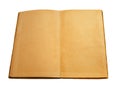 Opened vintage book with blank pages Royalty Free Stock Photo