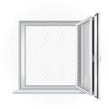 Opened window template