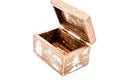 opened wooden box Royalty Free Stock Photo