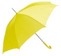 Opened yellow umbrella Royalty Free Stock Photo