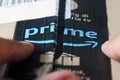 Opening an Amazon Prime box