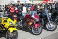Opening of the biker season Royalty Free Stock Photo