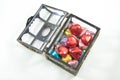 Opening Chocolate boxes Royalty Free Stock Photo
