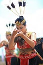 Opening Dance Typical of Borneo Dayak, Indonesia