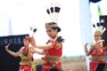 Opening Dance Typical of Borneo Dayak, Indonesia