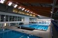 Opening day of multisports centre in Majorca wide view Royalty Free Stock Photo