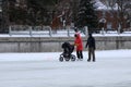 Opening day of the Rideau Canal Skateway in Ottawa Canada