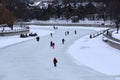 Opening day of the Rideau Canal Skateway in Ottawa Canada