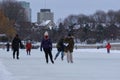 Opening day of the Rideau Canal Skateway in Ottawa Canada