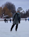 Opening day of the Rideau Canal Skateway in Ottawa Canada