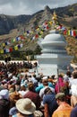 Opening of Kalachakra Stupa,Greece Royalty Free Stock Photo