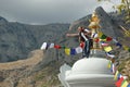 Opening of Kalachakra Stupa,Greece Royalty Free Stock Photo