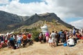 Opening of Kalachakra Stupa,Greece Royalty Free Stock Photo