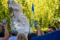 Opening of the monument to T.G. Shevchenko in Toulouse, France in honor of Independence Day