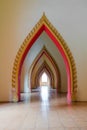 Opening passage of the temple in Thailand Royalty Free Stock Photo