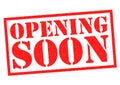 OPENING SOON Royalty Free Stock Photo