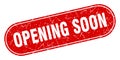 opening soon sign. opening soon grunge stamp. Royalty Free Stock Photo