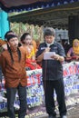 Opening speech on sedekah bumi javanese thanksgiving in sanggar beach