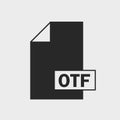 OpenType Features OTF file format Icon