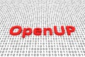 OpenUP Royalty Free Stock Photo