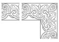 Openwork border vector 001 Royalty Free Stock Photo